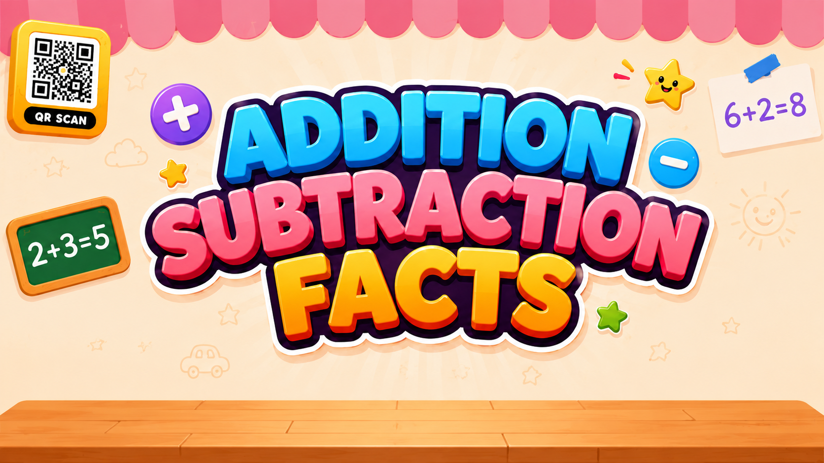 Subtraction within 20 — count back strategy